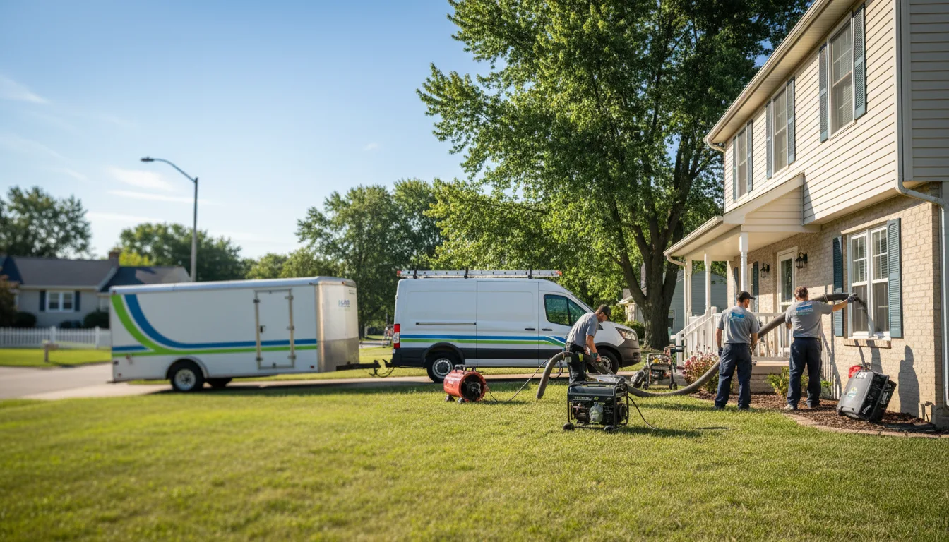 Flooded Basement Restoration And Cleanup With Repair in Whitewater, MO near me